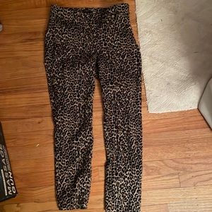 J. Crew cheetah Winnie Pant